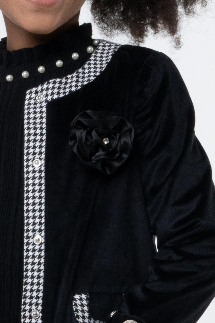 Houndstooth Noir Jacket