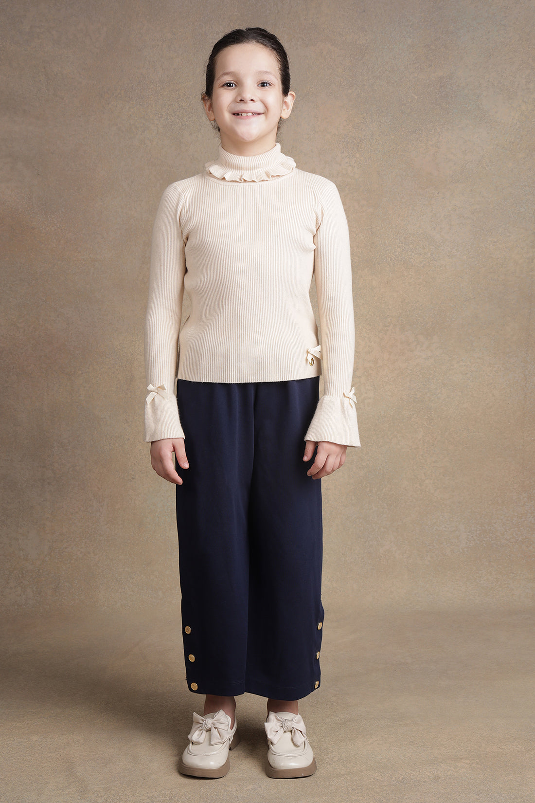 One Friday Kids Girls Creme Jumper