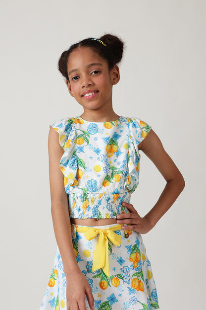Girls Multicolor Printed Tops By Regular Fit - One Friday