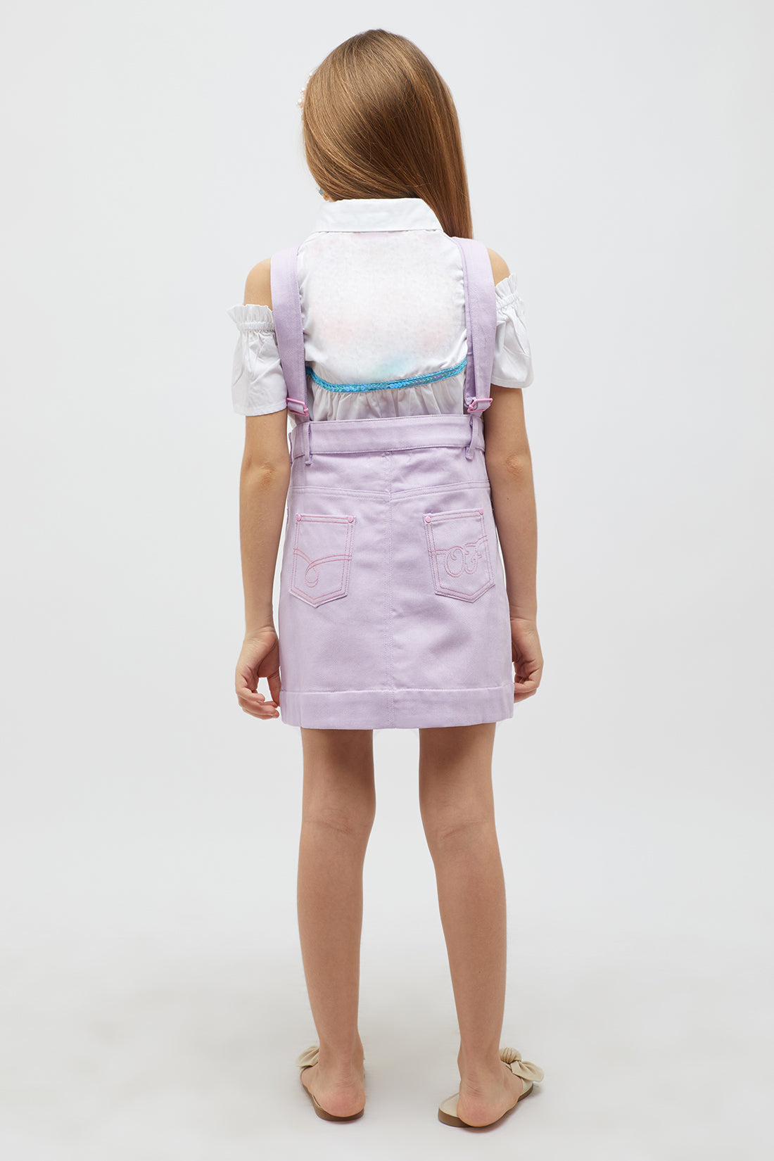 One Friday Lilac Mermaid Dungaree