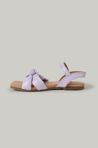 One Friday Girls Lavender Solid Sandal