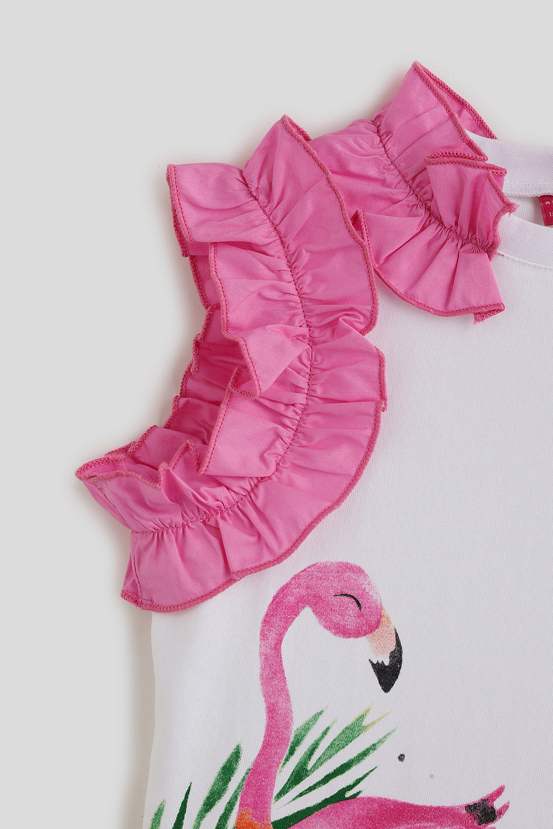 Girls White Regular Fit Sleeveless Solid Tops / One Friday