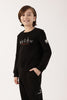 Boys Black Cotton Blend Sweatshirt