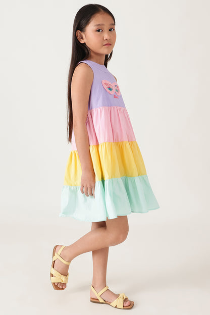 One Friday Girls Multi Solid Dress