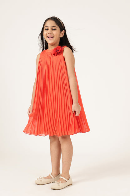 Girls Orange Dress