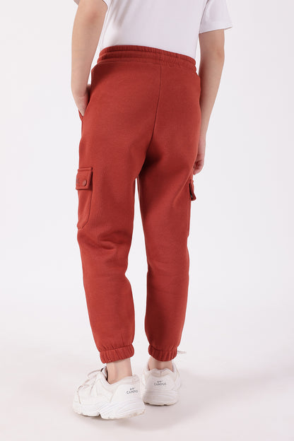 Boys Orange Joggers One Friday