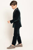One Friday Kids Boys Green 2 Piece Suit - One Friday World