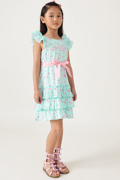 Buy Mint Colour Dress for Girls Online | One Friday