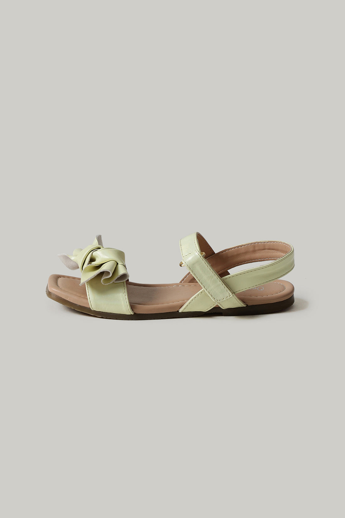 One Friday Girls Lemon Solid Sandal