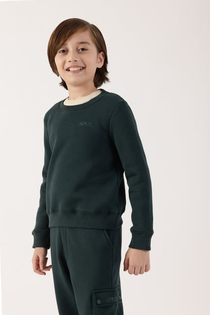 Boys Green Sweatshirt
