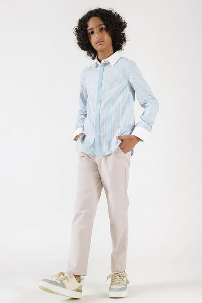 boy in shirt and trouser