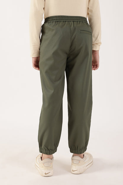 Boys Olive Joggers One Friday