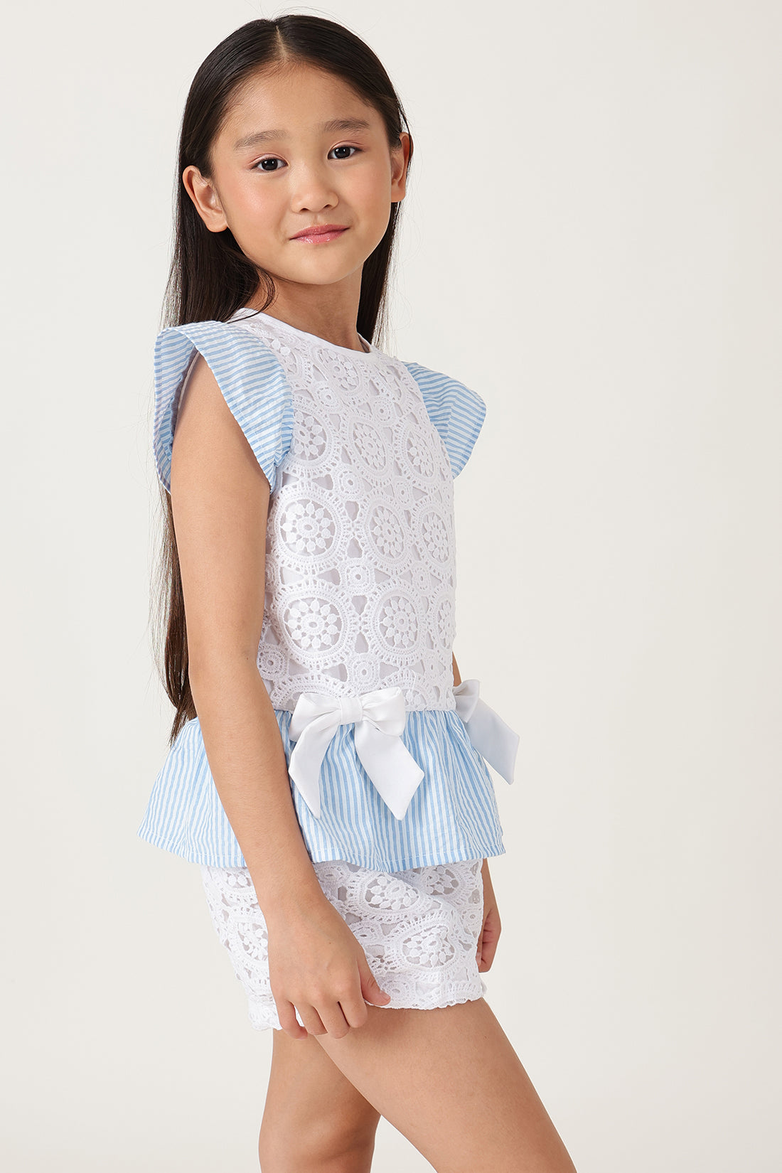 Girls Multi Stripes Top