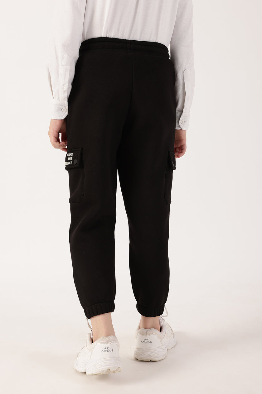 One Friday Boys Black Joggers