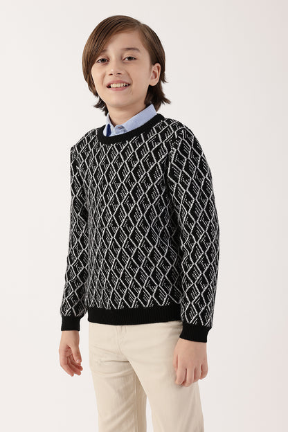 Boys Black Sweater | One Friday