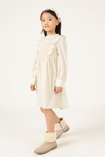 Girls Off White Dress