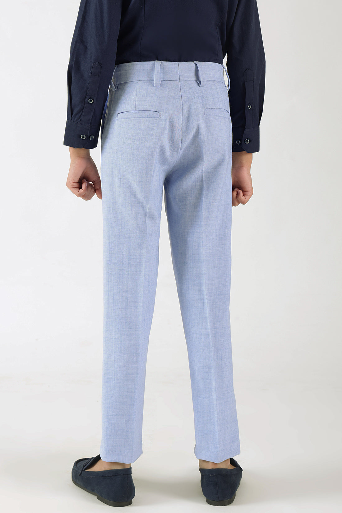 Boys Blue Regular Fit Blazer & Pants Two-Piece Suit Set by One Friday