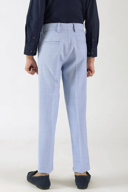 Boys Blue Regular Fit Blazer & Pants Two-Piece Suit Set by One Friday