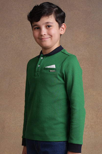 Boys Green T-shirt