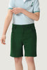 One Friday Kids Boys 100% Cotton Green Embroidered Shorts