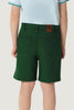 One Friday Kids Boys 100% Cotton Green Embroidered Shorts