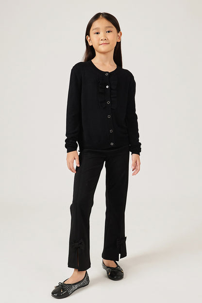 Girls Black Tencel Jegging