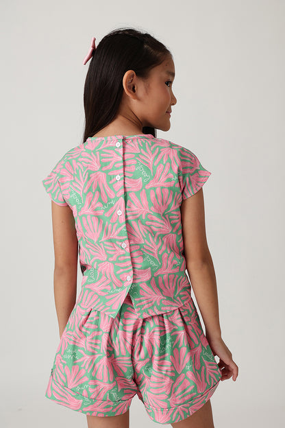 Girls Multicolor Regular Fit Printed Top By One Friday