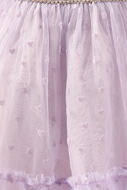 Baby Girls Lilac Boucle Dress