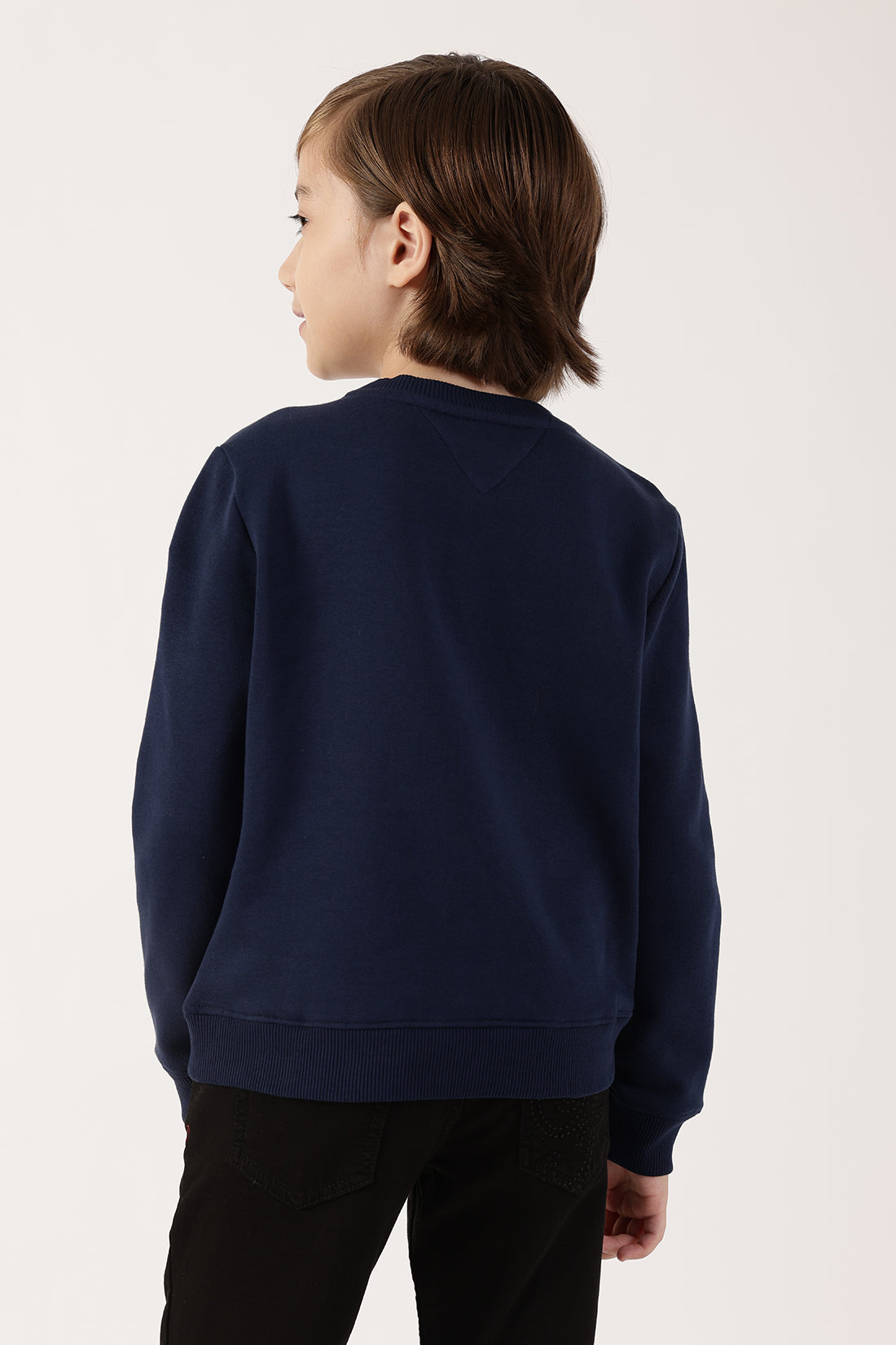 Boys Navy Blue Sweatshirt – Round Neck