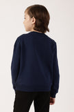 Boys Navy Blue Sweatshirt – Round Neck