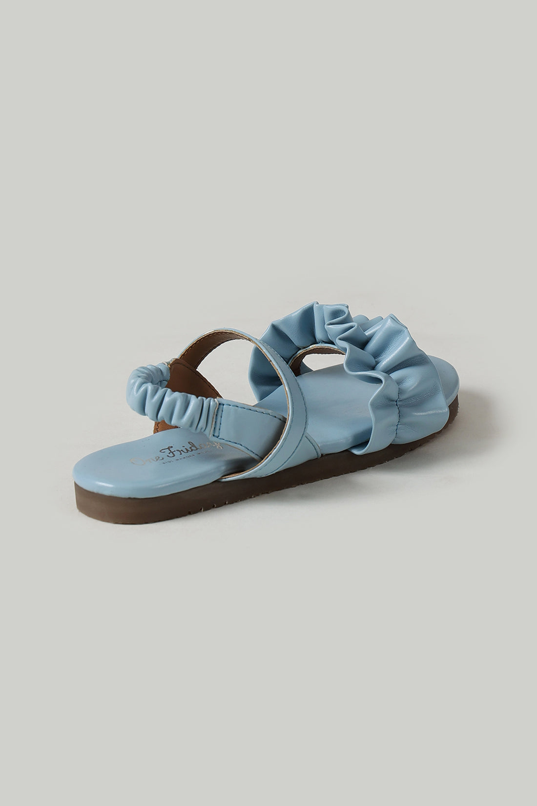 Buy Midnight Ruffle Sandals | Blue Girls' Sandals Online | One Friday