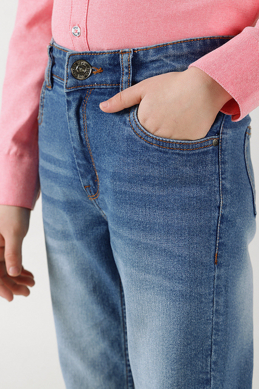 One Friday Boys Blue Denim Jeans