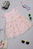 One Friday Baby Girls Pink Cotton Sweetheart Dress