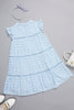 One Friday Kids Girls Blue Cotton Dress
