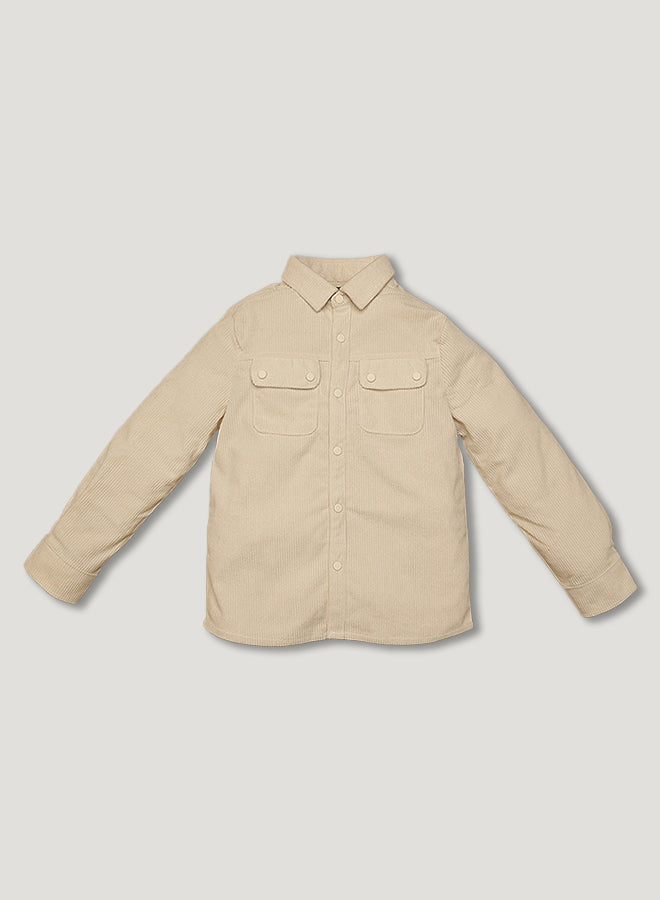 Boys Off White OverShirt