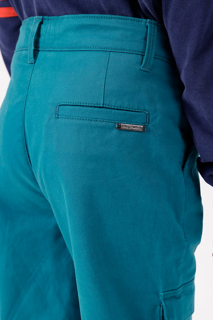 Boys Teal Trouser –  Spandex Woven