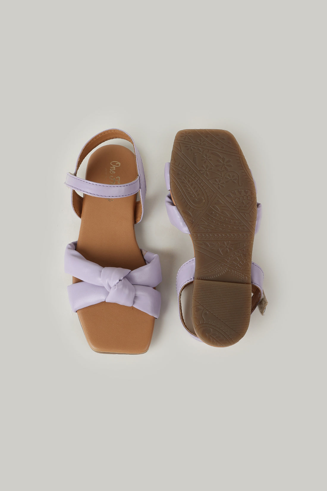 One Friday Girls Lavender Solid Sandal