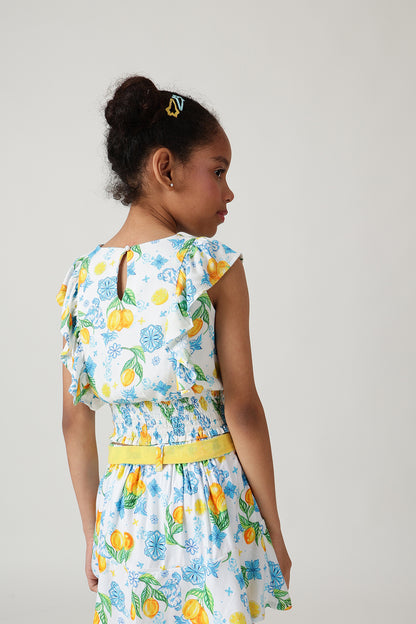 Girls Multicolor Printed Tops By Regular Fit - One Friday