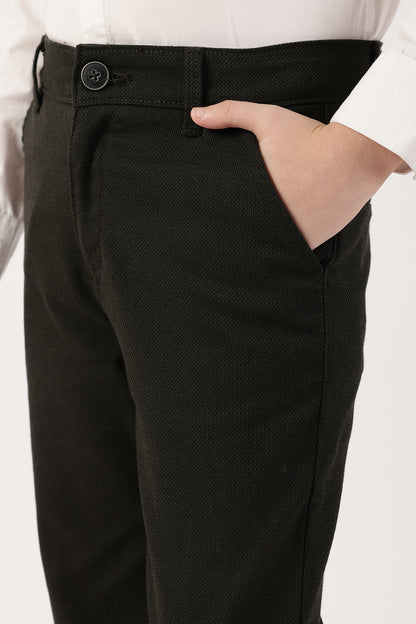 Boy’s Olive Regular Fit Trousers One Friday