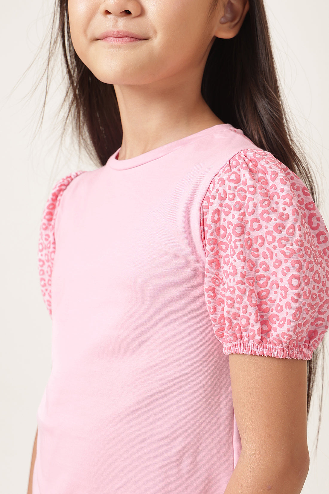 Girls Pink Graphic Cotton Jersey T-Shirt