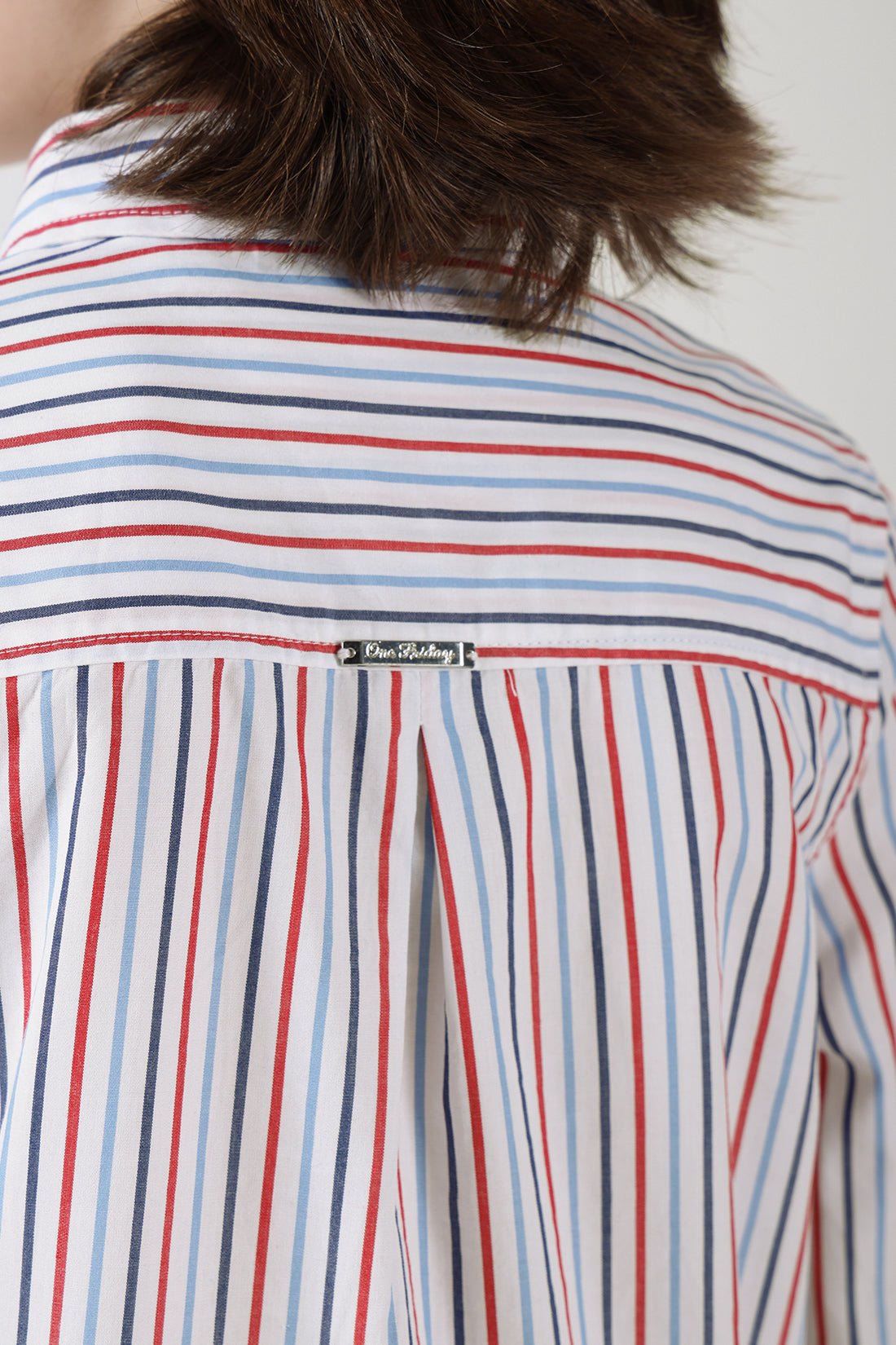 Boys Multi Regular Fit Full Sleeve Striped Shirt by One Friday