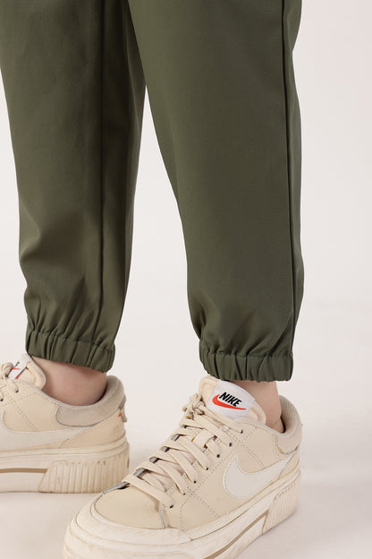 Boys Olive Joggers One Friday