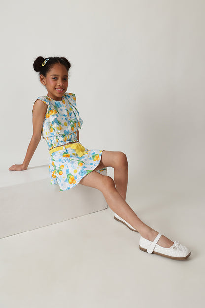 Girls Multicolor Printed Tops By Regular Fit - One Friday