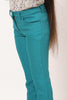One Friday Whimsical Teal Trousers