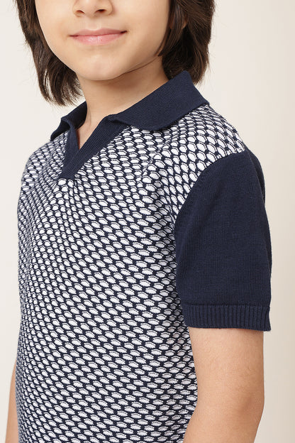 Boys Multi Color Cotton Printed Summer T-Shirt