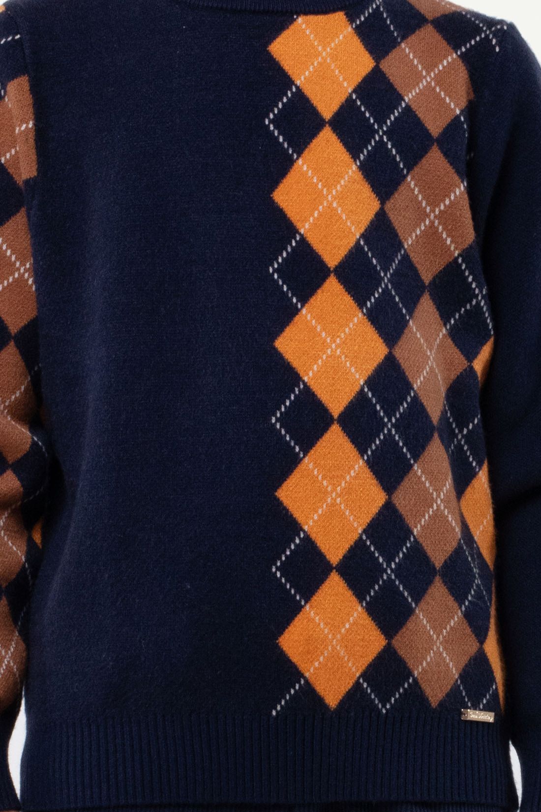 Boys Multi Abstract Sweater