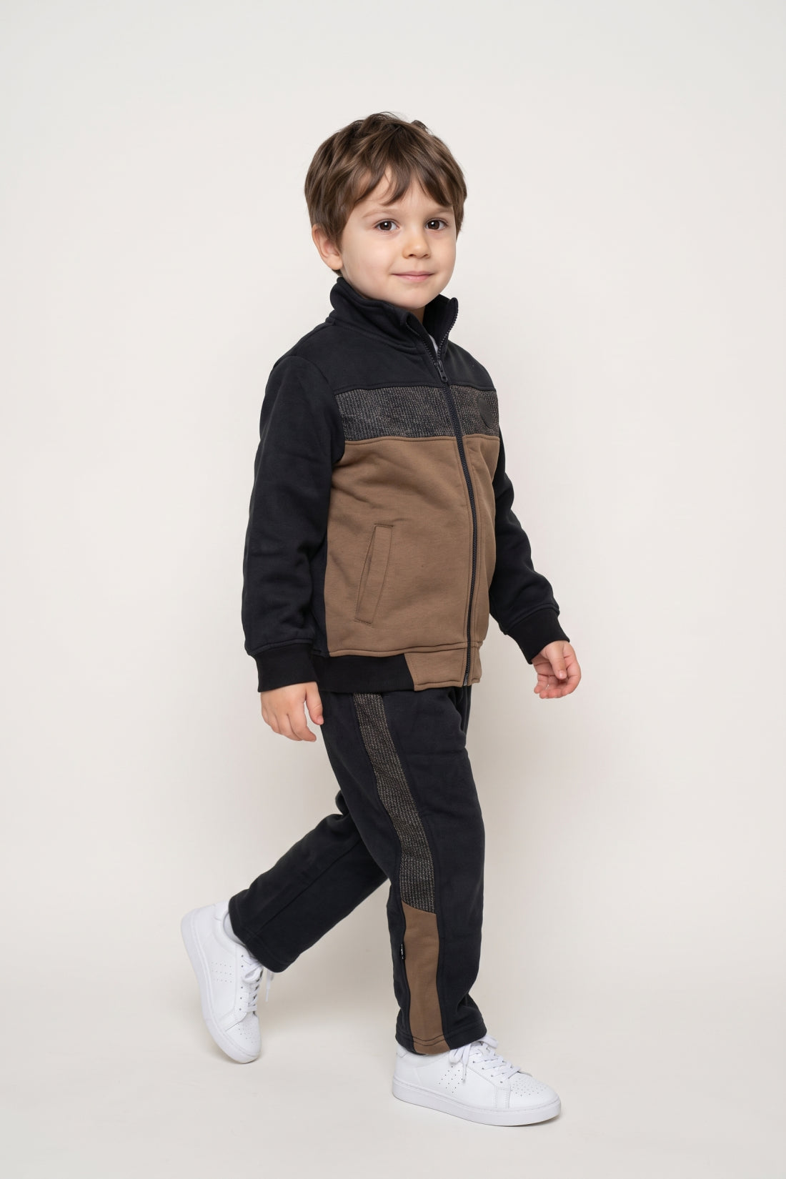 Boys Multicolour Cotton Blend Sweatshirt