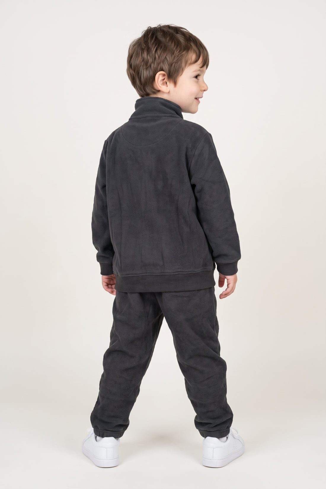 Boys Multi Cotton Blend Loose Fit Track Pants