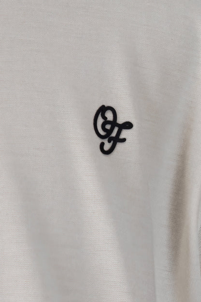Boys White Modal Blend Round Neck T-Shirt