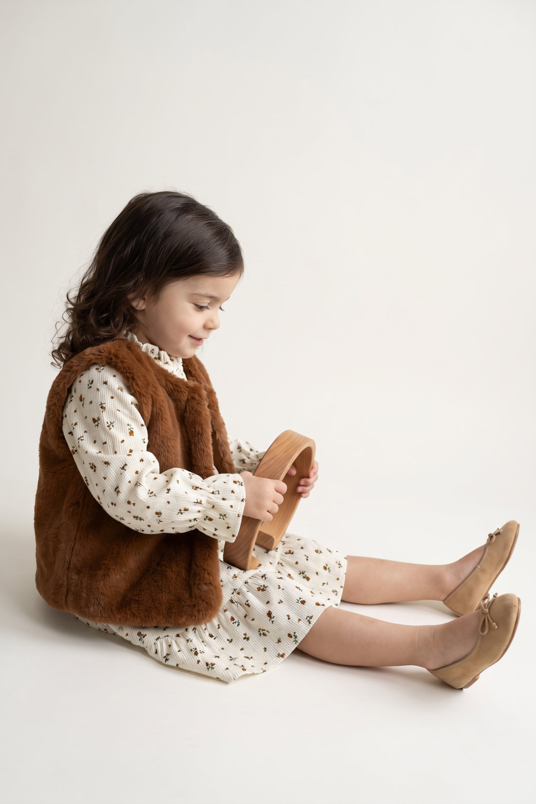 Baby Girls Multicolour Woven Button Clothing Set